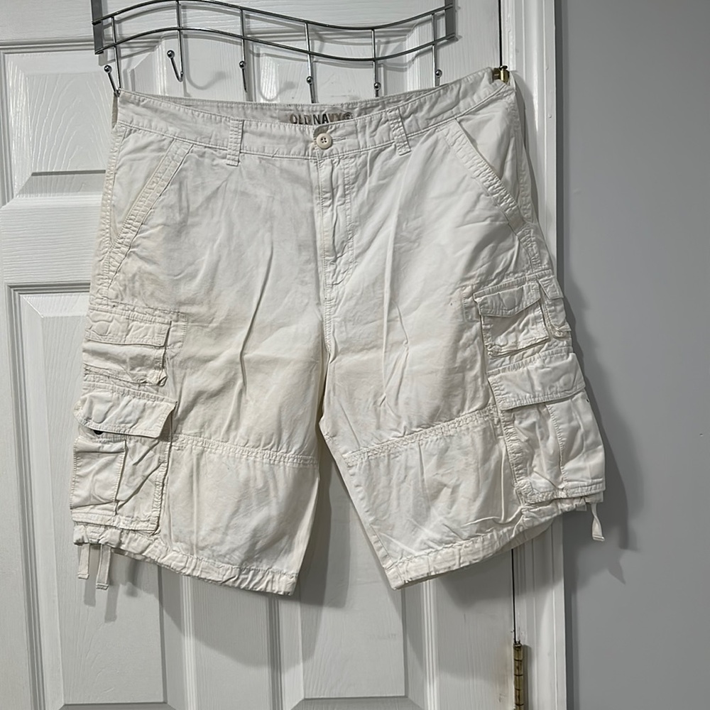 White Cargo Shirts.